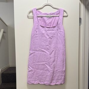 Abercrombie & Fitch Pink Linen Dress